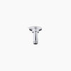Kohler 3" ceiling-mount single-function rainhead arm and flange