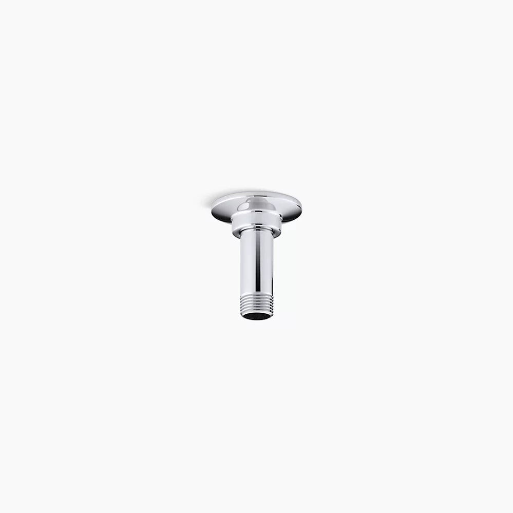 Kohler 3" ceiling-mount single-function rainhead arm and flange