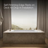 Kohler Tea-for-two Heated Bubblemassage Air Bath 60 x 32-Inch Drop-In Bathtub