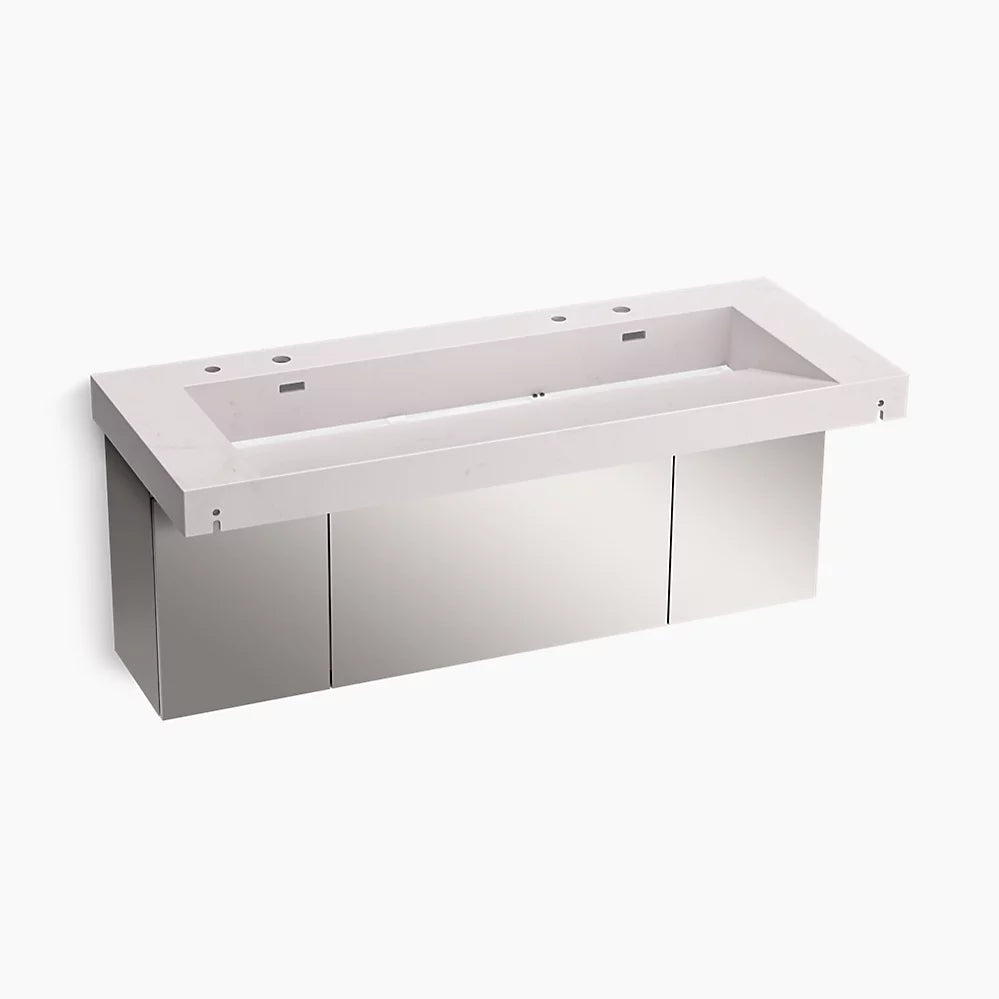 Kohler 60" wall-mount trough lavatory system