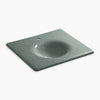 Kohler 25" Enameled cast iron vanity top with integrated round sink