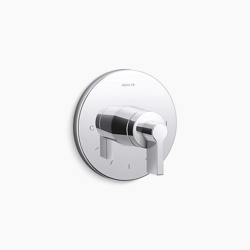 Kohler MasterShower® temperature control valve trim with Lever handle