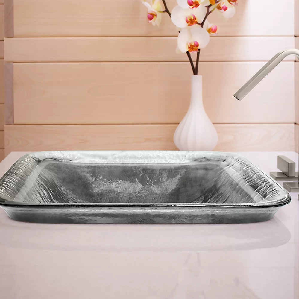 Kohler 20-3/4" rectangular drop-in bathroom sink, no overflow