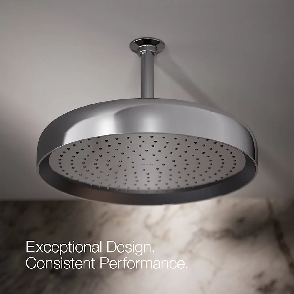 Kohler Round 14" single-function rainhead, 2.5 gpm