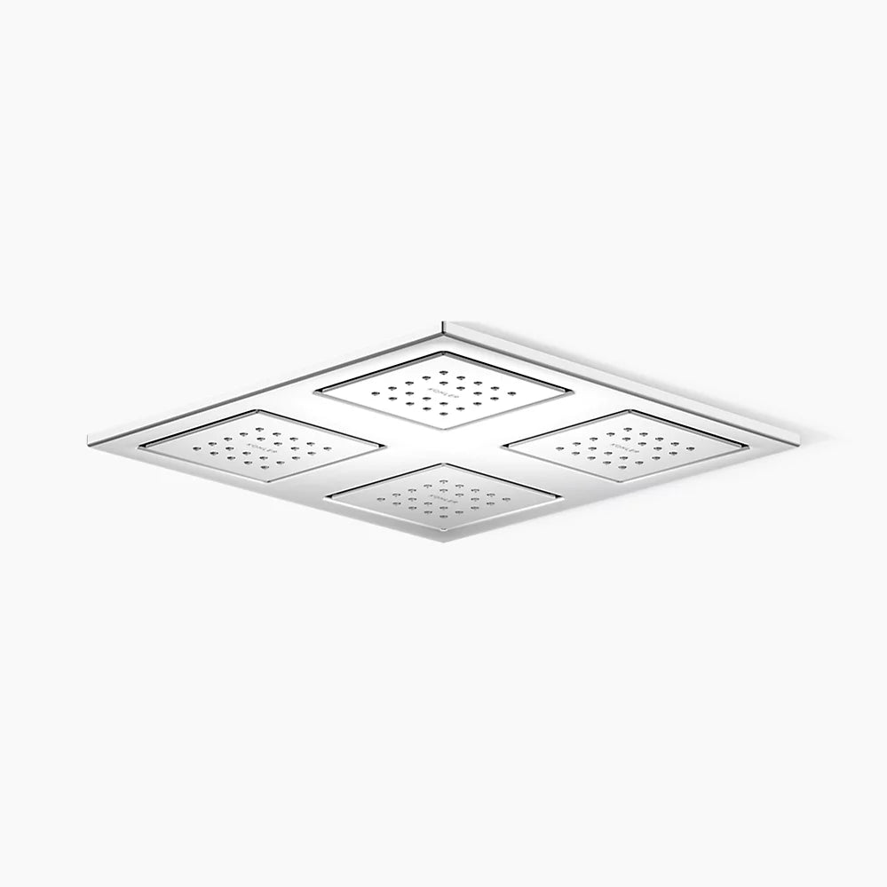 Kohler Overhead shower panel with four 22-nozzle sprayheads