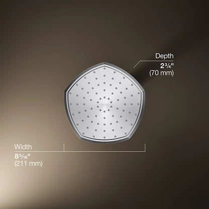 Kohler 8" single-function rainhead, 1.75 gpm