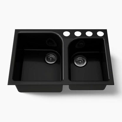 Kohler Executive Chef™ 33" undermount double-bowl kitchen sink