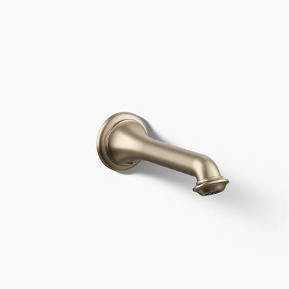 Kohler Wall-mount bath spout with turned design