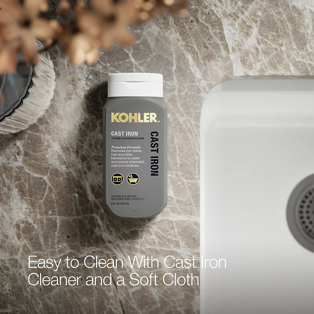 Kohler Riverby® 33" undermount double-bowl workstation kitchen sink