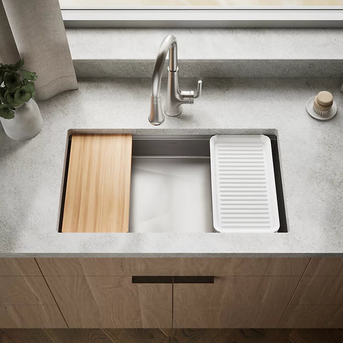 Kohler Strive® 32" undermount single-bowl workstation kitchen sink