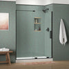Kohler Sliding shower door, 71-3/4" H x 55-3/4 - 59-3/4" W, with 5/16" thick Crystal Clear glass