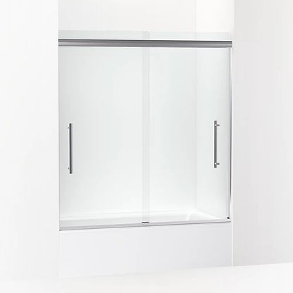 Kohler 63-9/16" H sliding bath door with 5/16"-thick glass