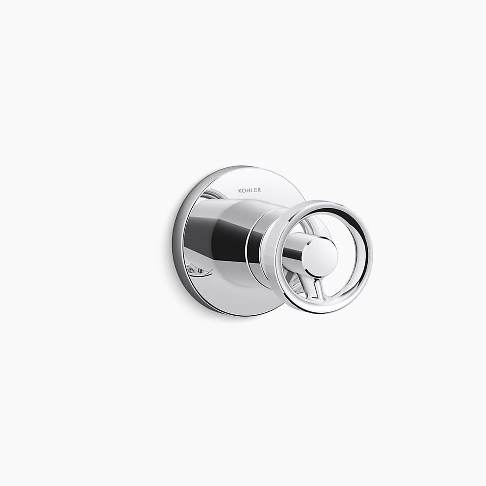 Kohler MasterShower® transfer valve trim with Industrial handle