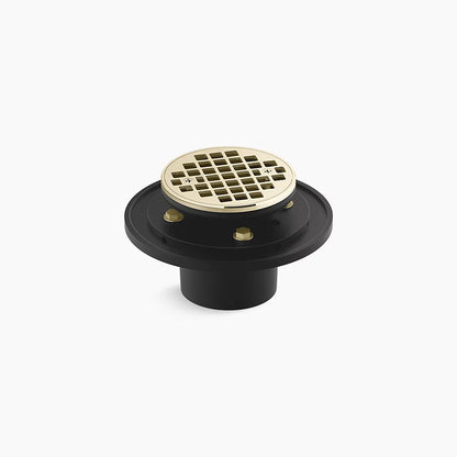 Kohler Round brass tile-in shower drain