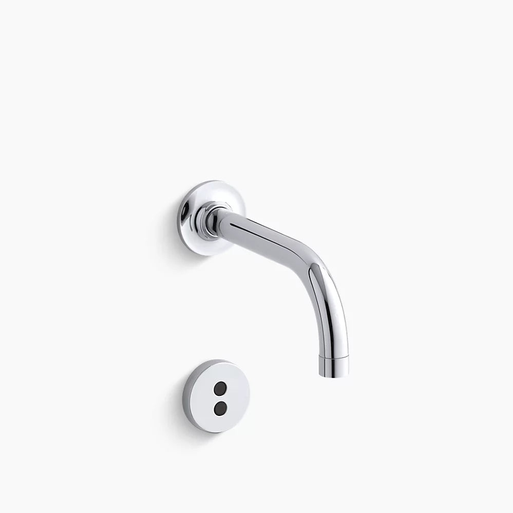 Kohler Wall-mount touchless faucet trim with Insight™ technology and 6" 90-degree spout, requires valve
