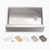 Kohler 32-1/2" undermount single-bowl farmhouse workstation kitchen sink