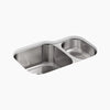 Kohler 30-3/4" undermount double-bowl kitchen sink