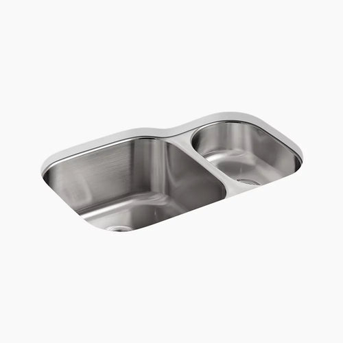 Kohler 30-3/4" undermount double-bowl kitchen sink