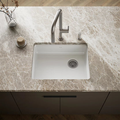Kohler Riverby® 25" undermount single-bowl kitchen sink