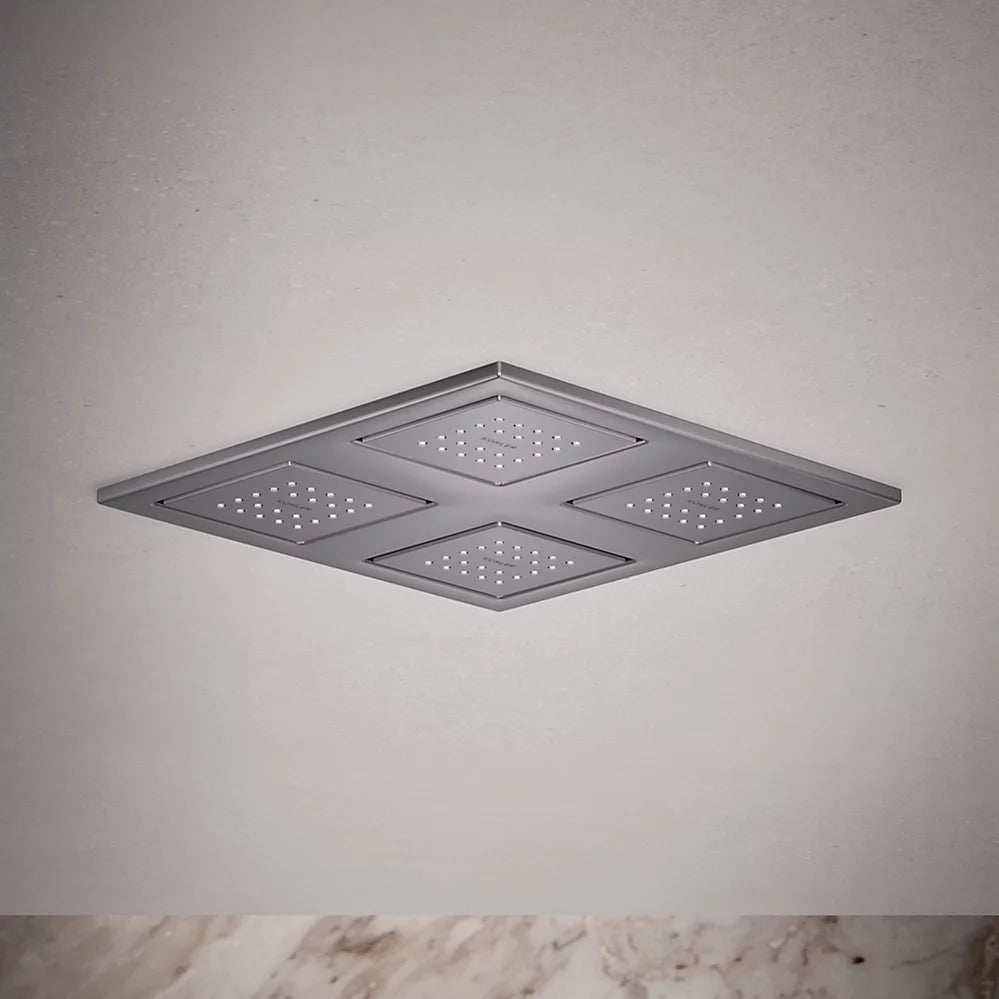 Kohler Overhead shower panel with four 22-nozzle sprayheads