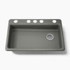 Kohler Riverby® 33" undermount single-bowl kitchen sink