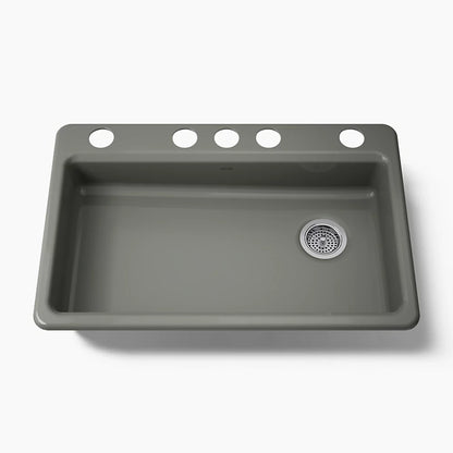 Kohler Riverby® 33" undermount single-bowl kitchen sink