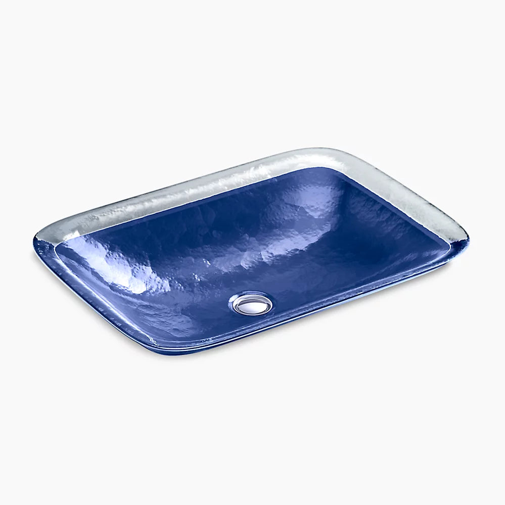 Kohler 20-3/4" rectangular drop-in bathroom sink, no overflow