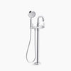 Kohler Floor-mount bath filler trim with handshower