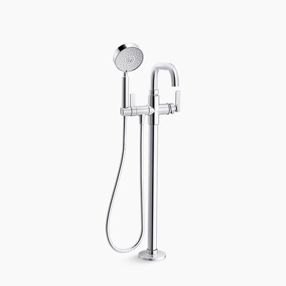 Kohler Floor-mount bath filler trim with handshower