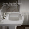 Kohler 23-3/4" rectangular pedestal bathroom sink