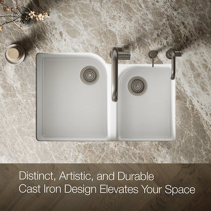 Kohler Executive Chef™ 33" undermount double-bowl kitchen sink