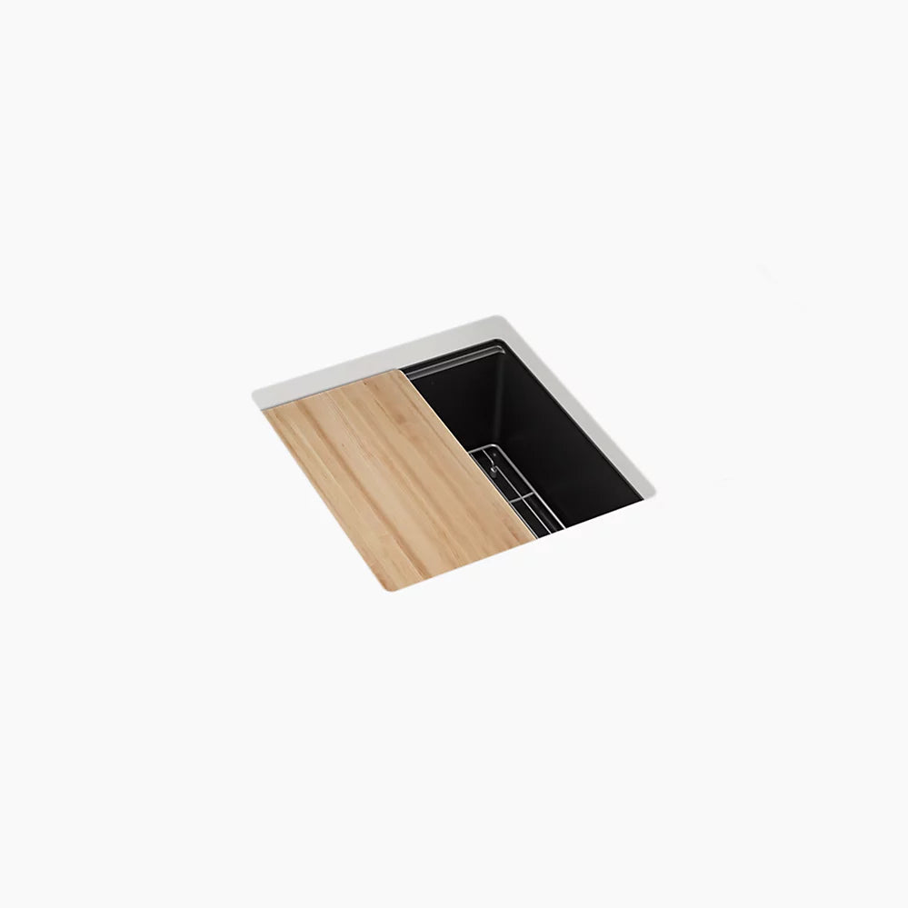 Kohler 18" undermount bar sink with accessories