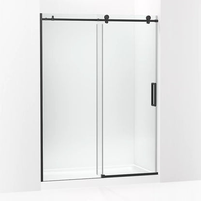 Kohler Sliding shower door, 78" H x 56-1/8 - 59-7/8" W, with 3/8" thick Crystal Clear glass