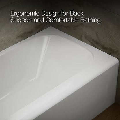 Kohler Avec 60" x 32" alcove bath, left drain