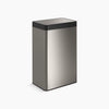 Kohler 13-gallon touchless stainless steel trash can