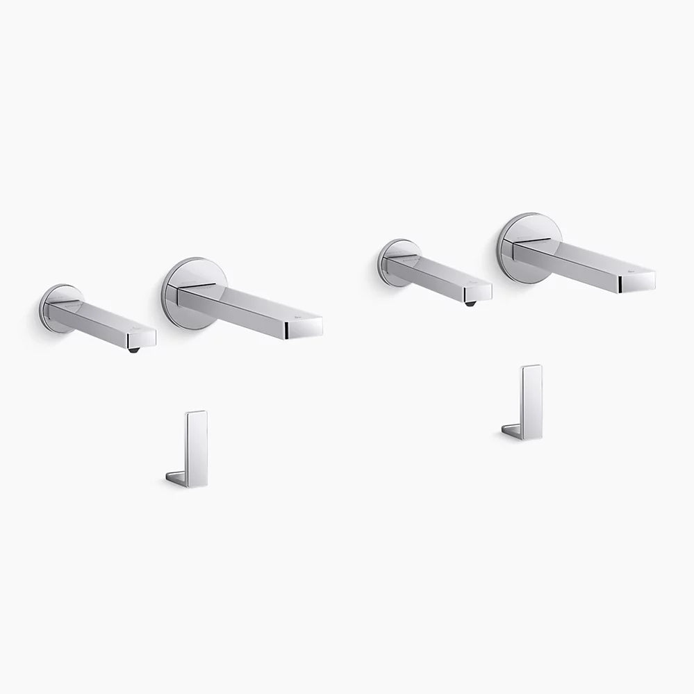 Kohler Touchless lavatory faucets and soap dispensers with Kinesis® sensor technology, AC-powered, 0.5 gpm
