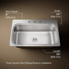 Kohler Verse™ 33" top-mount single-bowl kitchen sink