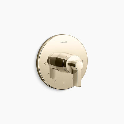 Kohler MasterShower® temperature control valve trim with Lever handle