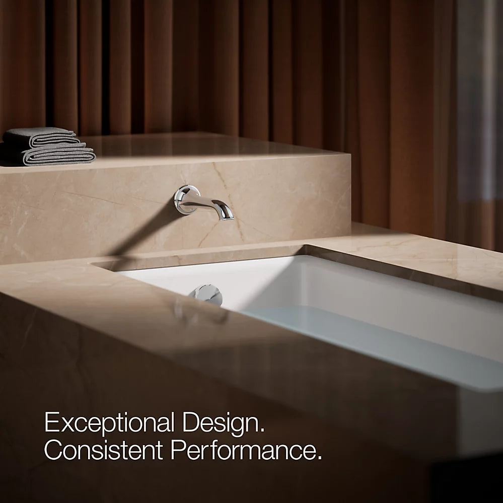 Kohler Wall-mount bath spout with flare design