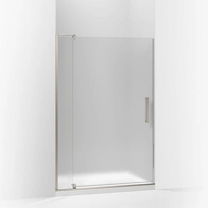 Kohler Pivot shower door, 70" H x 43-1/8 - 48" W, with 5/16" thick Frosted glass