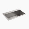 Kohler 30-1/2" top-/undermount single-bowl kitchen sink