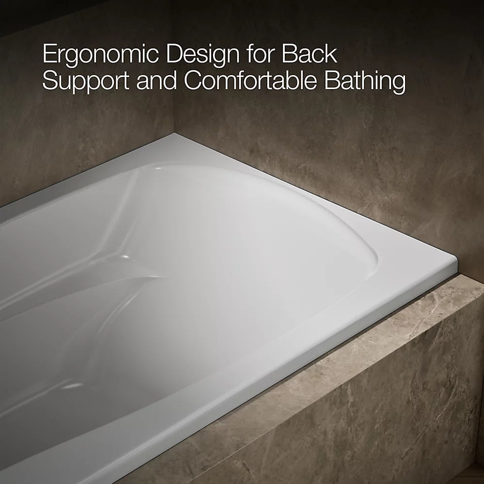 Kohler Mariposa 72" x 36" Alcove bath, left drain