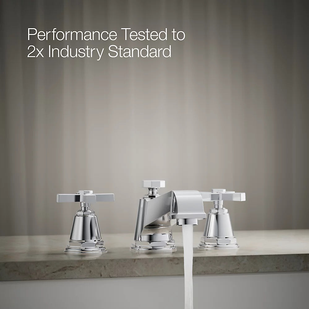 Kohler Deck-mount bath faucet trim with cross handles