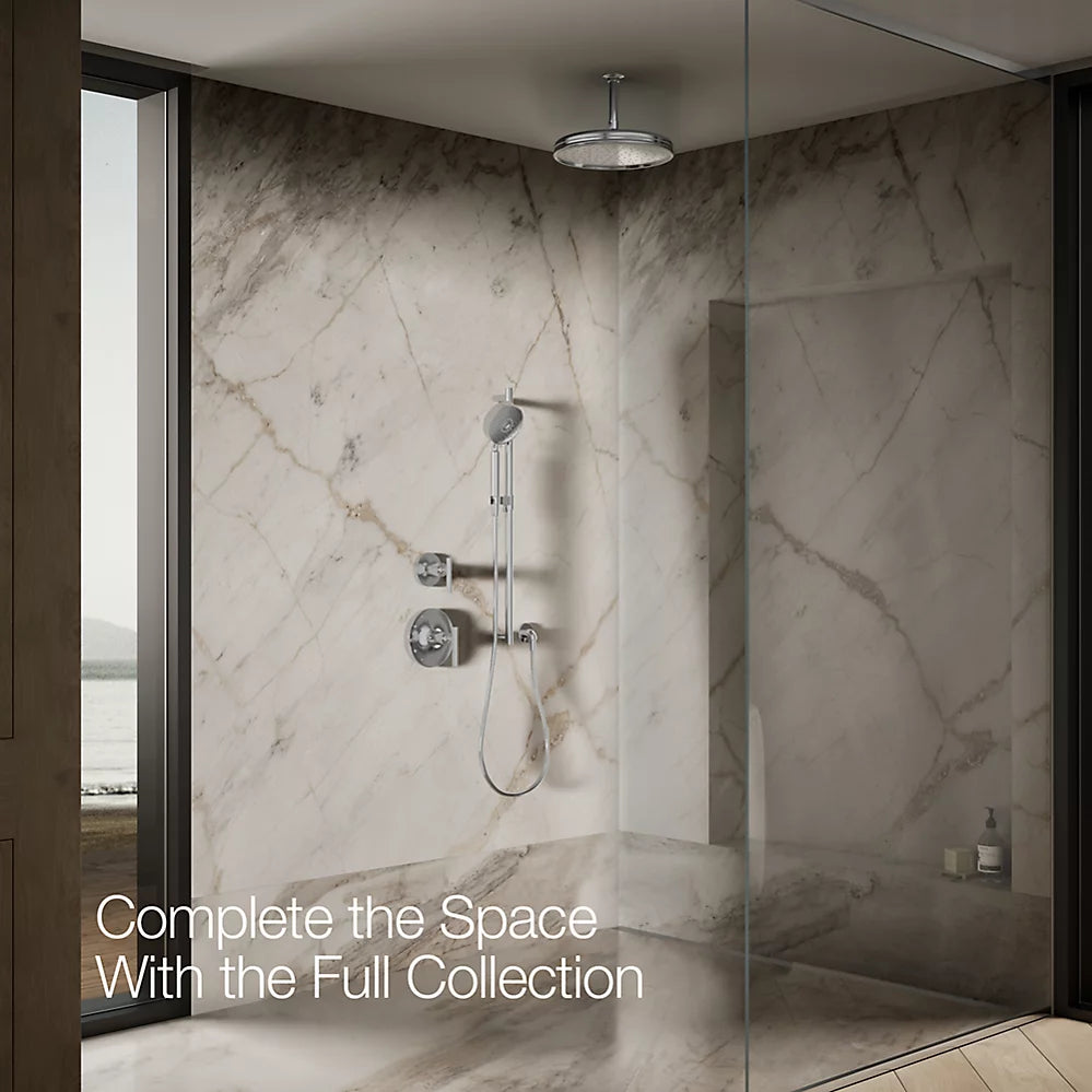 Kohler Traditional 12" single-function rainhead, 2.5 gpm