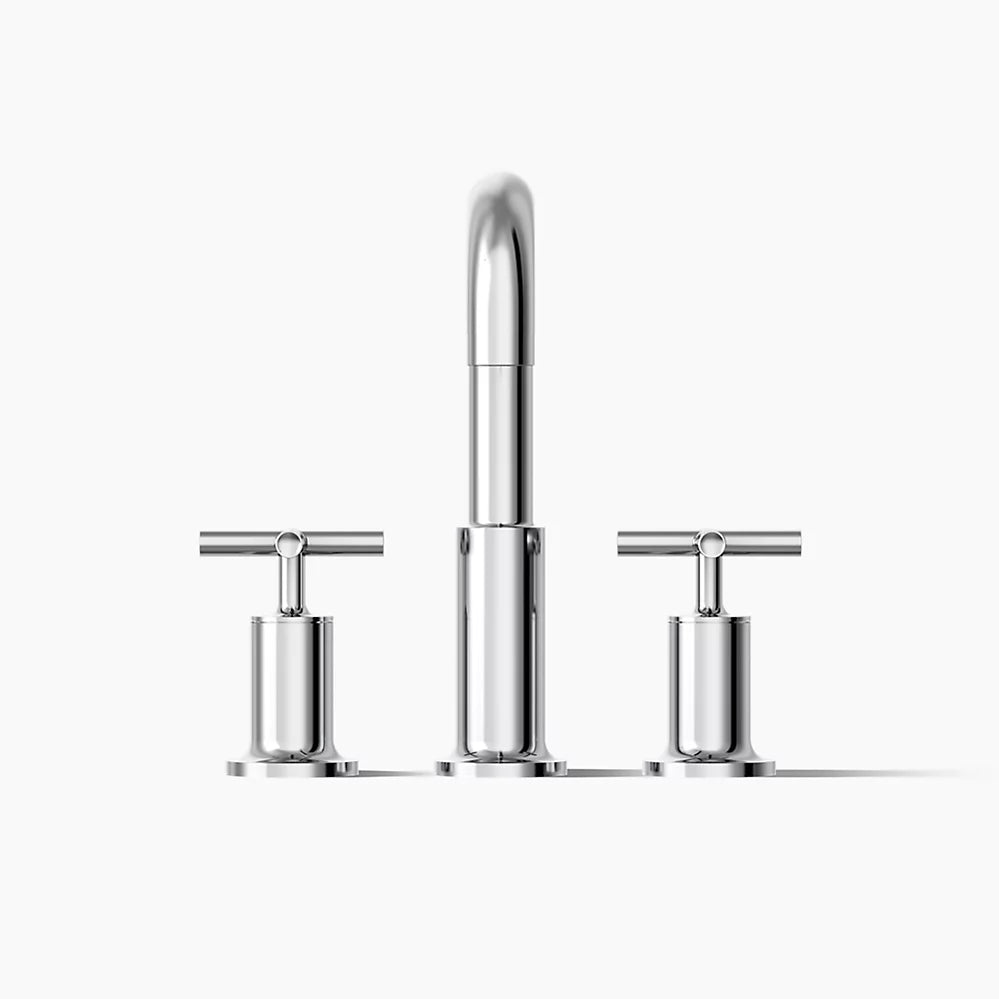 Kohler Deck-mount bath faucet trim with Cross handles