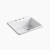 Kohler 25" top-mount single-bowl kitchen sink