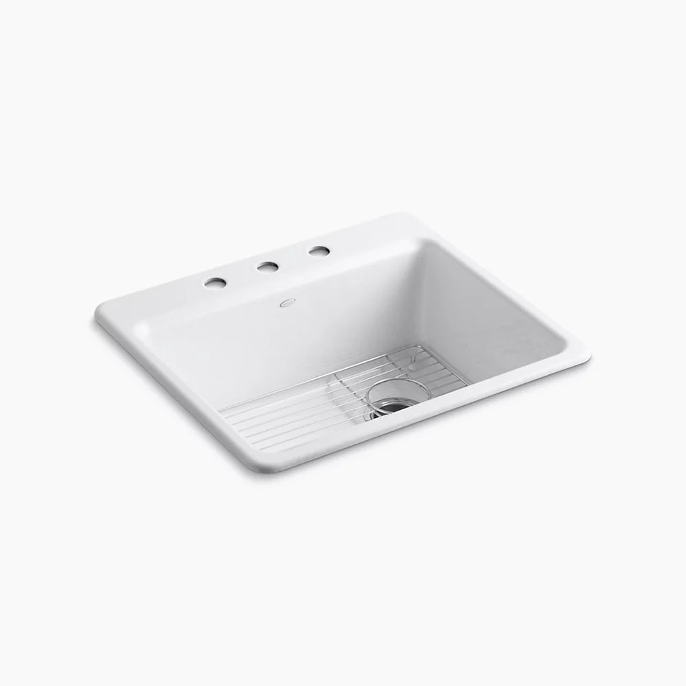 Kohler 25" top-mount single-bowl kitchen sink
