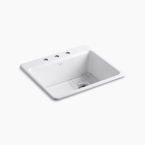 Kohler 25" top-mount single-bowl kitchen sink