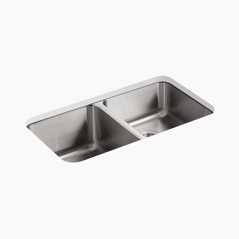 Kohler 31-1/2" undermount double-bowl kitchen sink