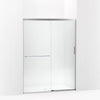 Kohler Sliding shower door, 70-1/2" H x 50-1/4 - 53-5/8" W, with 1/4" thick Frosted glass